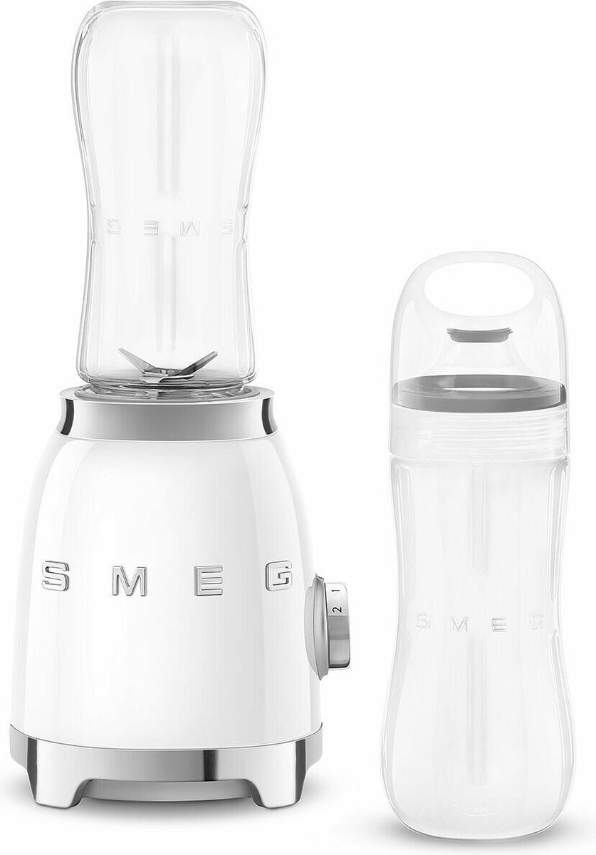 SMEG personal blender PBF01WHEU Wit - Jaren '50-stijl