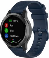 By Qubix Garmin Approach S12 / S40 / S42 - Bracelet sport avec motif - Bleu foncé