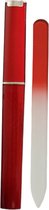 Glazen Nagelvijl Rood - 1 Stuk - Glasvijl met opbergdoosje - Manicure – oDaani