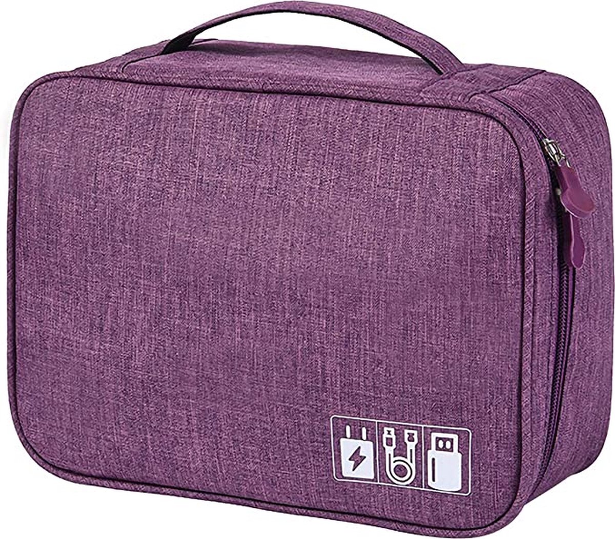 *** Kabel Organizer Tas - Opbergtas voor Kabels en Accessoires - Reistas voor het Opbergen van Elektronica - Organiser - Waterafstotend - van Heble® ***