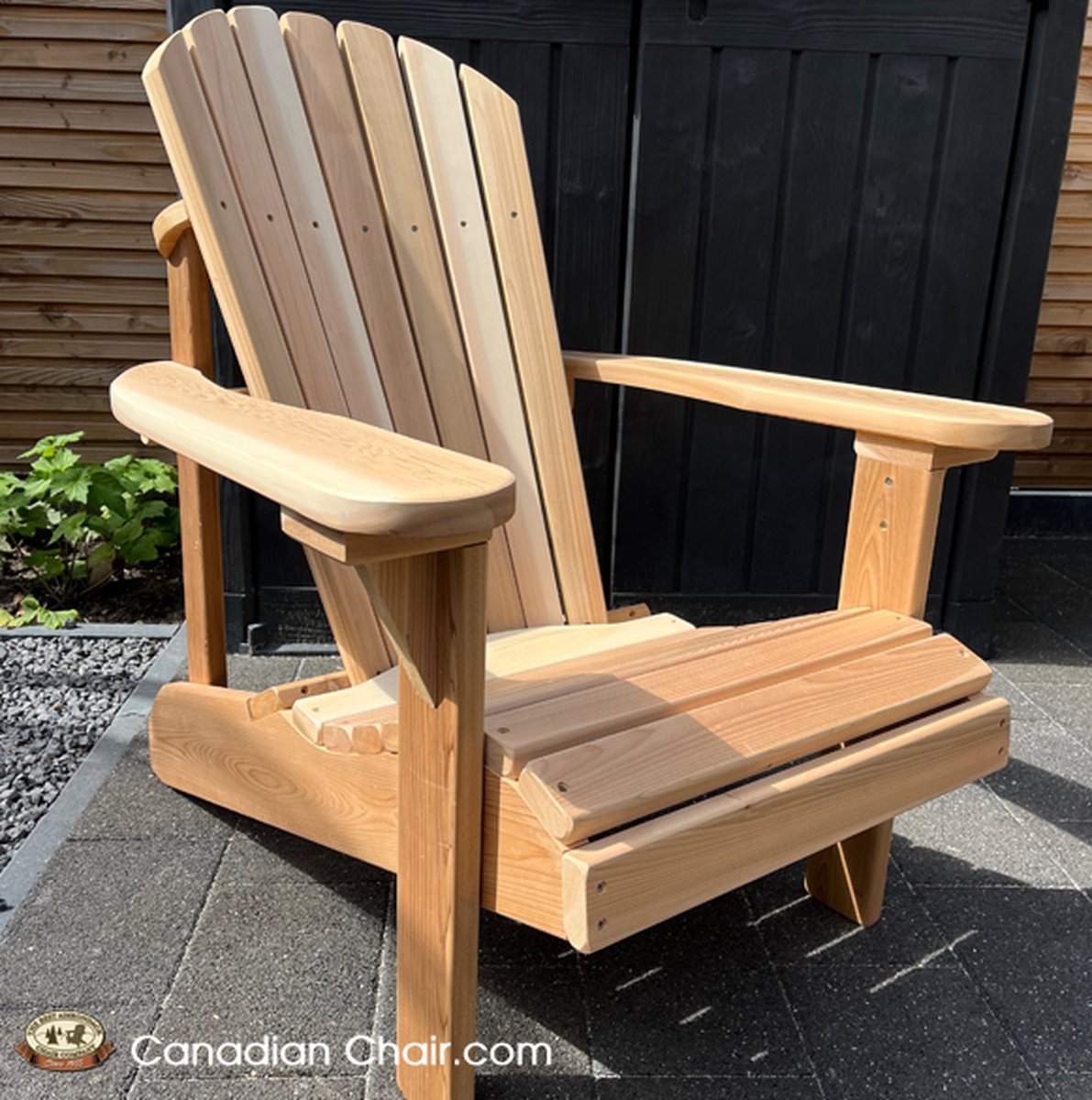 Canadian Adirondack Chair - Luxe Red Cedar houten tuinstoel