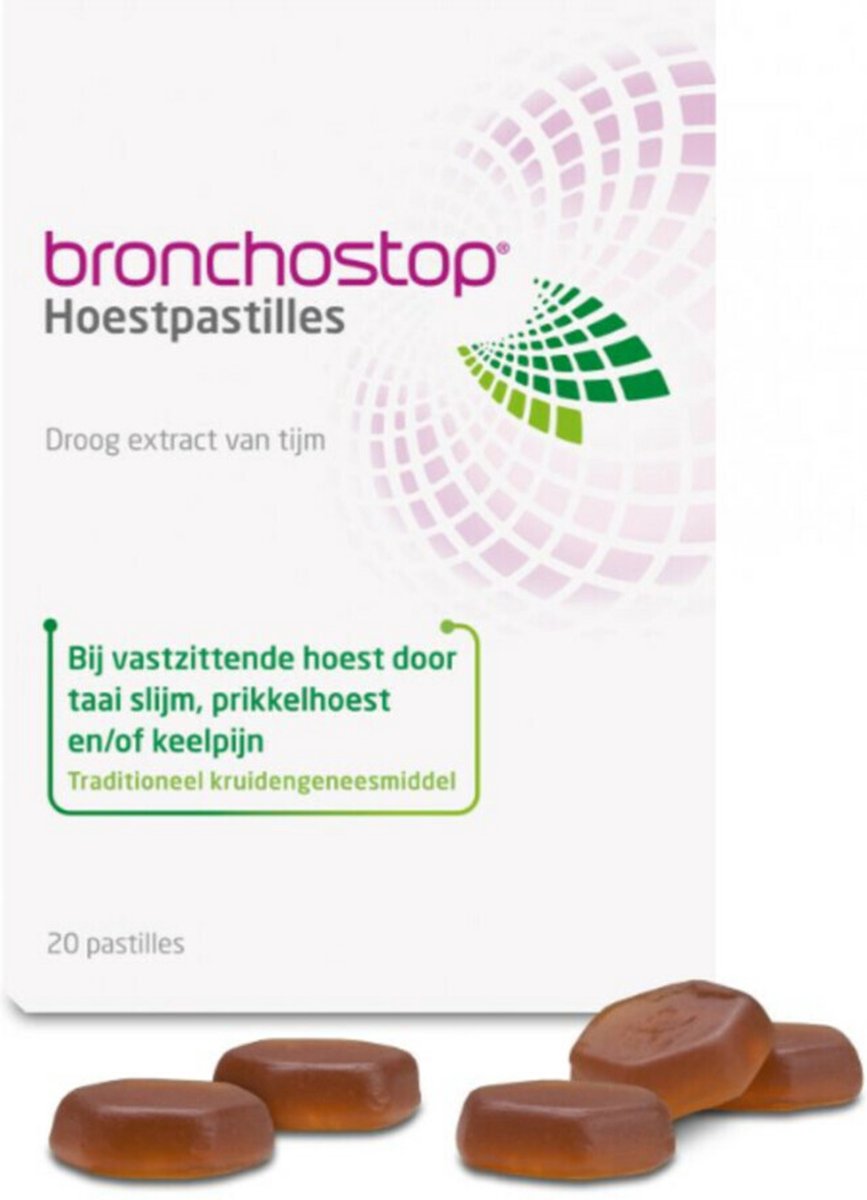 Goedkoopste Bronchostop Hoestpastilles - 3 x 20 pastilles