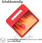 iMoshion Tablet Hoes Kinderen Geschikt voor Samsung Galaxy Tab A7 - iMoshion Kidsproof Backcover met handvat - Rood