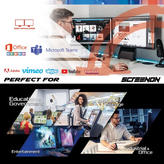 Intel Compleet PC SET | Intel Core i5 | 16 GB DDR4 | 500 GB SSD + Muis & Toetsenbord | Windows 11 Pro + WiFi & Bluetooth