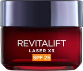 L’Oréal Paris Revitalift Laser X3 Anti-Rimpel Dagcrème Met SPF 25 - Drievoudige Werking - Vitamine C, Hyaluronzuur, Pro-Retinol - 50ml