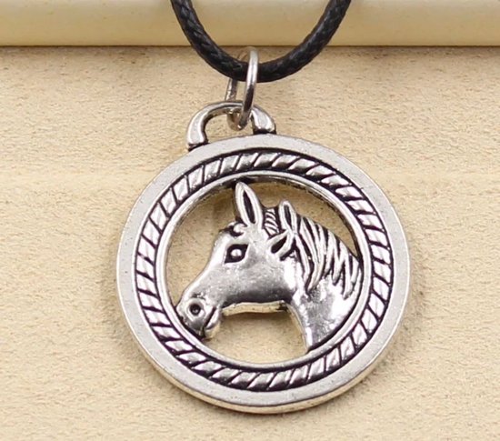 Akyol - ketting met een paard - horse - ketting - cadeau - leuke ketting met paard - sieraden paard - paarden liefhebber - verjaardagscadeau voor je vriendin - ketting - paard ketting - ketting cadeau - paard