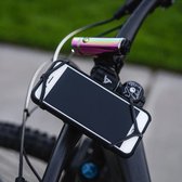 Lezyne Smart Grip Mount - Telefoonhouder fiets - Aluminium - Antislip - Inclusief 2 straps - Aluminium - Zwart