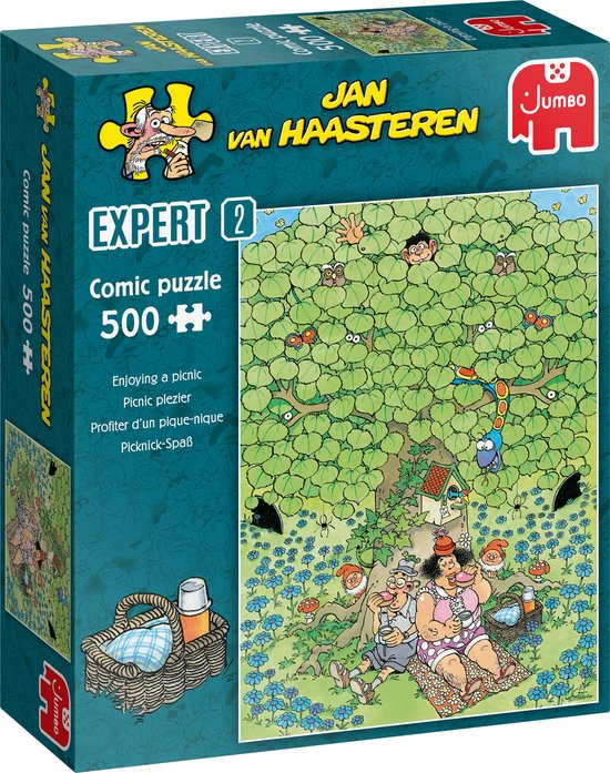 Bedrog kijken Verplaatsbaar Jan van Haasteren Expert 2: Picknick Plezier puzzel - 500 stukjes | bol.com