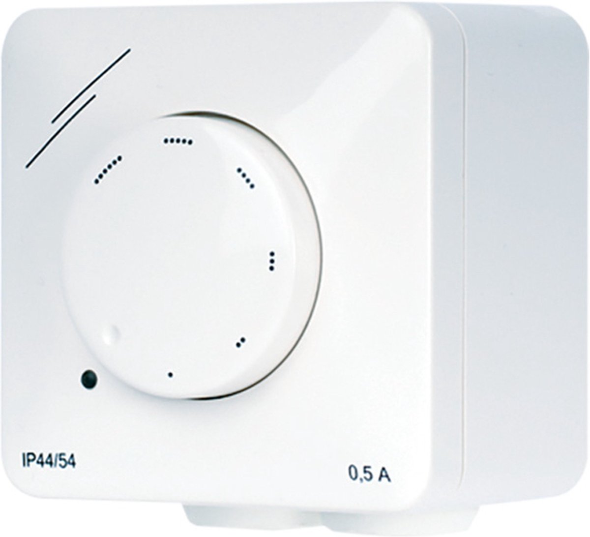 Vents traploze snelheidsregelaar 4,0 ampère - voor ventilatoren - 230V - Inbouw en opbouw