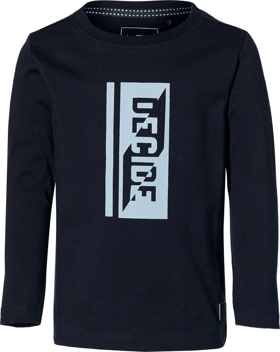 Levv longsleeve Lazar donker blauw voor jongens