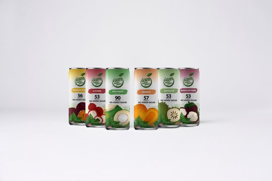 I am Superjuice - fruitsap mix met 6 smaken - 12x0,33L