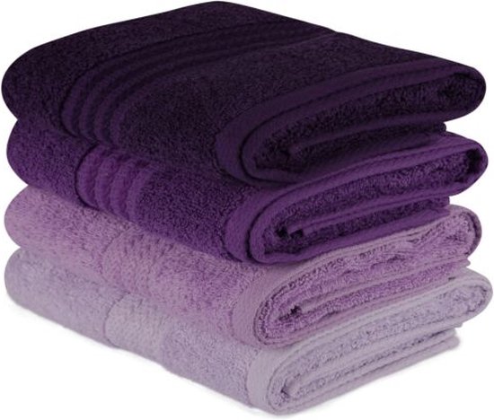 Handdoekenset (4 stuks) 100% KATOEN 500 gr/m² Afmeting: 50 x 90 cm (4 Stuks) (met zijn speciale doos) van Dreamhouse — afbeelding 3