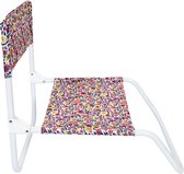 Chaise pliable avec joli imprimé floral - siège bas - chaise de plage chaise pliante chaise de camping chaise pliante chaise de jardin chaise de balcon - portable
