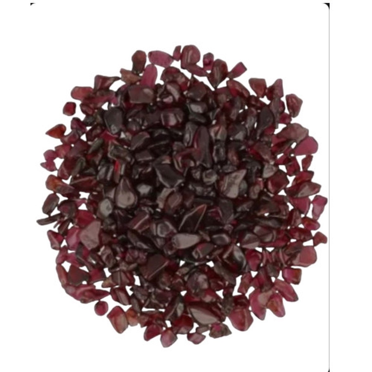 Rode Granaat Chips- 50 Stuks- AAA kwaliteit- Orgonites- Sieraden maken- Zambia