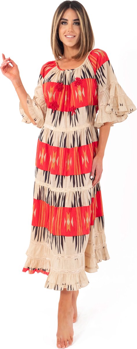 David Lipari jurk multicolor maat XL