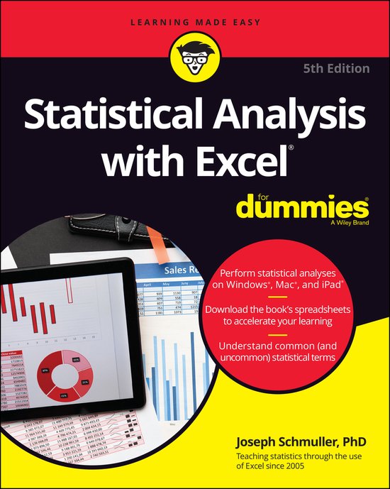 Statistical Analysis with Excel For Dummies - cover