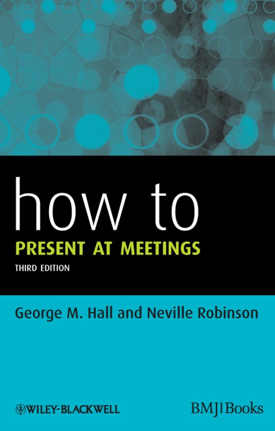 How To Present At Meetings 3rd - cover