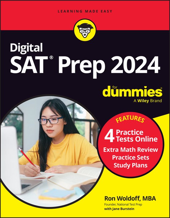 Digital SAT Prep 2024 For Dummies 9781394183432 Ron Woldoff