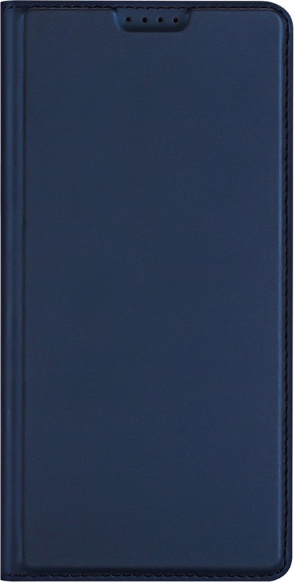 Dux Ducis Hoesje Met Pasjeshouder Geschikt voor Nokia G22 - Dux Ducis Slim Softcase Bookcase - Donkerblauw