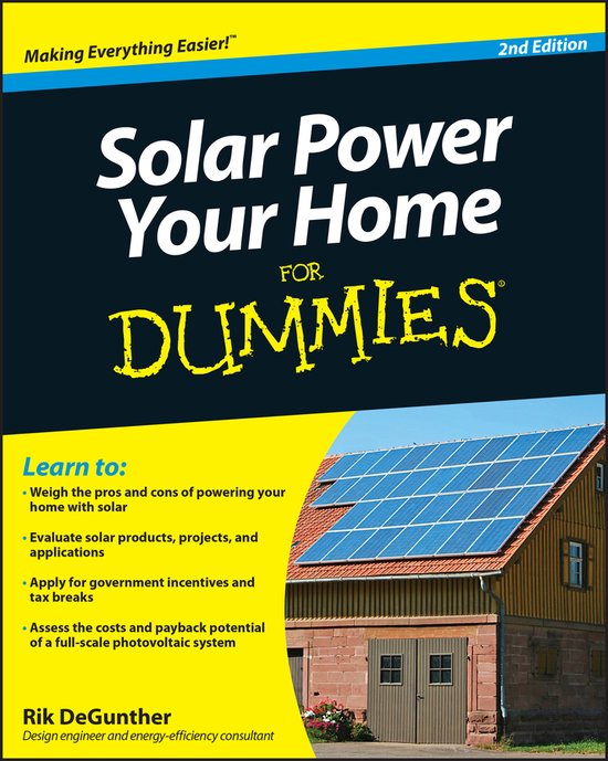 ISBN Solar Power Your Home For Dummies, 2nd Edition, Anglais, Livre broché, 408 pages