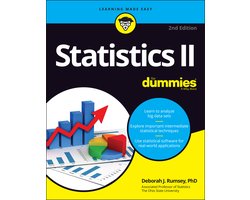 Omslag van Statistics II For Dummies