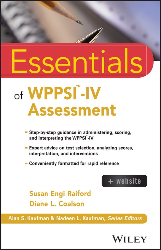 Essentials Of Wppsi Iv Assessment - cover