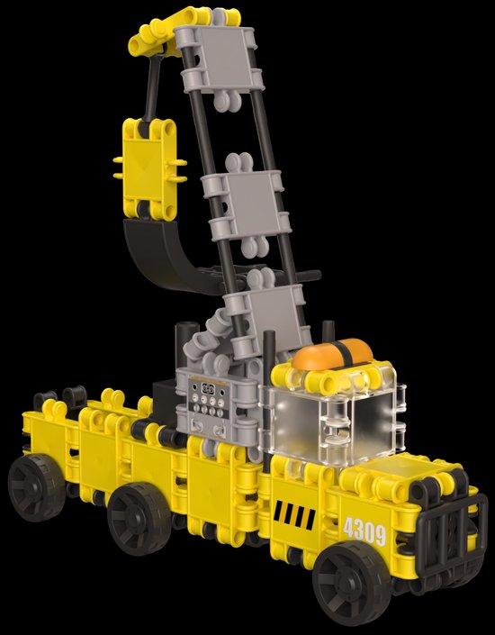 Clics Builders 5-in-1 bouwblokken– DUURZAAM SPEELGOED gemaakt van GERECYCLEERDE kunststof- bouwset 5 in 1 - speelgoed 4,5,6,7,8 jaar jongens en meisjes- educatief speelgoed- Montessori speelgoed- constructie speelgoed