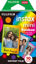 Fujifilm Instax Mini Colorfilm - Rainbow - 10 pièces