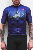 Castelli Giungla Jersey FZ Cycling Jersey - Taille M - Homme - violet - jaune