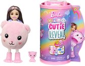 Barbie Cutie Reveal - Roze beer - Minipop - Barbiepop