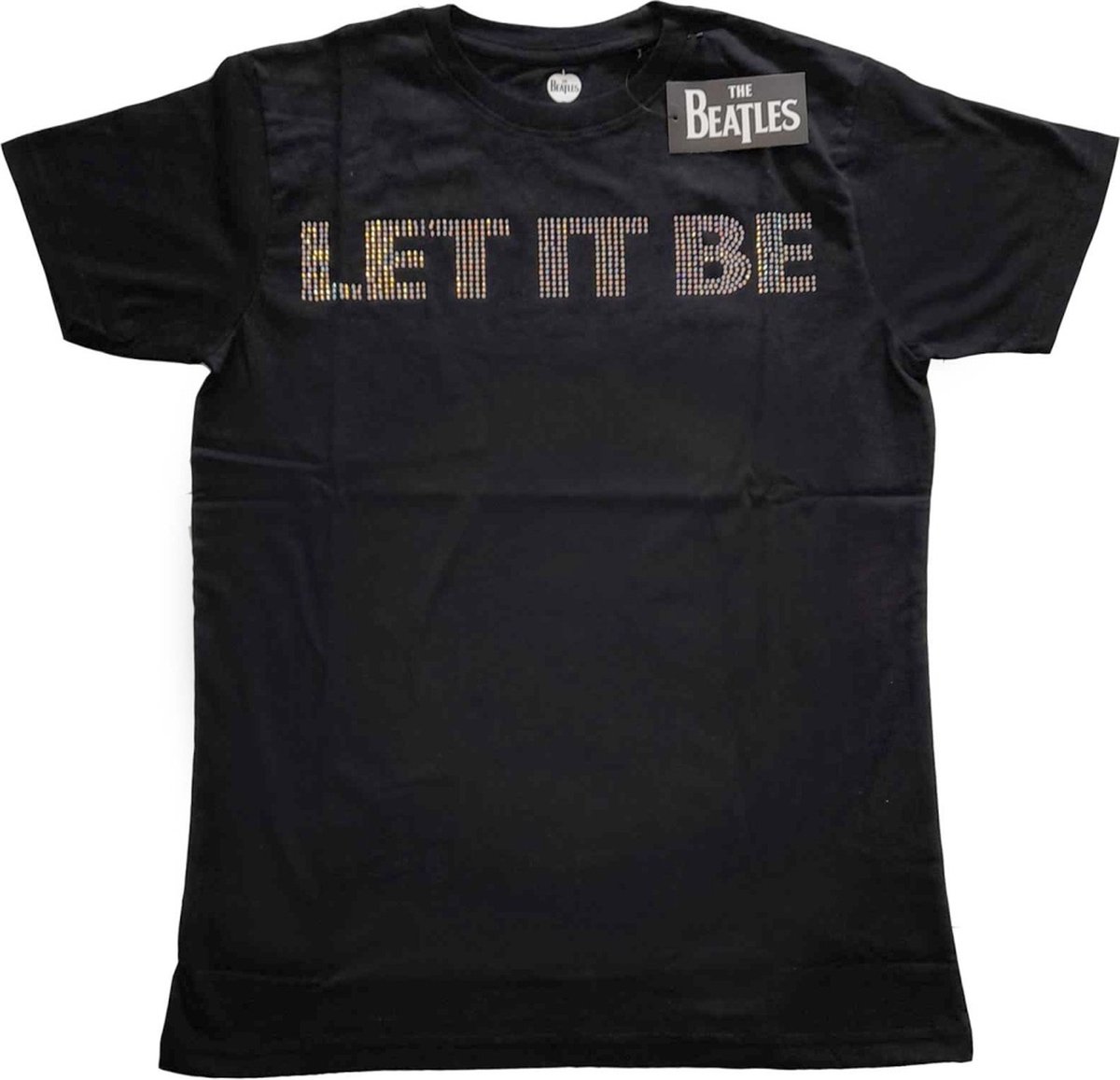 The Beatles - Let It Be Heren T-shirt - S - Zwart
