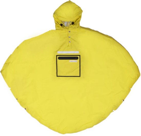 The Peoples - Fisherman's Yellow Poncho 3.0 - Imperméable - Poncho - Dans un sac de transport pratique