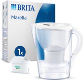 BRITA - Carafe filtrante à eau - Marella Cool - Comprenant 1 cartouche filtrante à eau MAXTRA PRO ALL-IN-1 - Wit - 2,4L