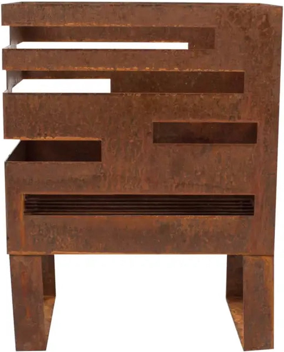 RedFire Madison Fire Bowl - Corten Look - 38 x 23 x 50 cm