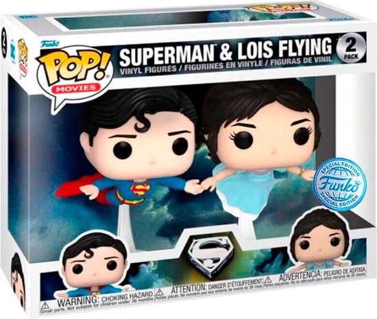Funko Pop! Superman & Lois Flying 2-pack - Funko Exclusive Movies Grail