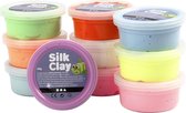 Silk Clay®, kleuren assorti, Basic 2, 10x40gr
