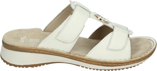 Ara 1229021 - Dames slippers - Kleur: Wit/beige - Maat: 38