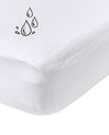 Meyco Baby waterdicht hoeslaken juniorbed - white - 70x140/150cm
