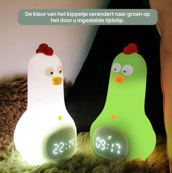 LED Veilleuse Poulet Enfants, Minuterie Veilleuse Bébé Pas De