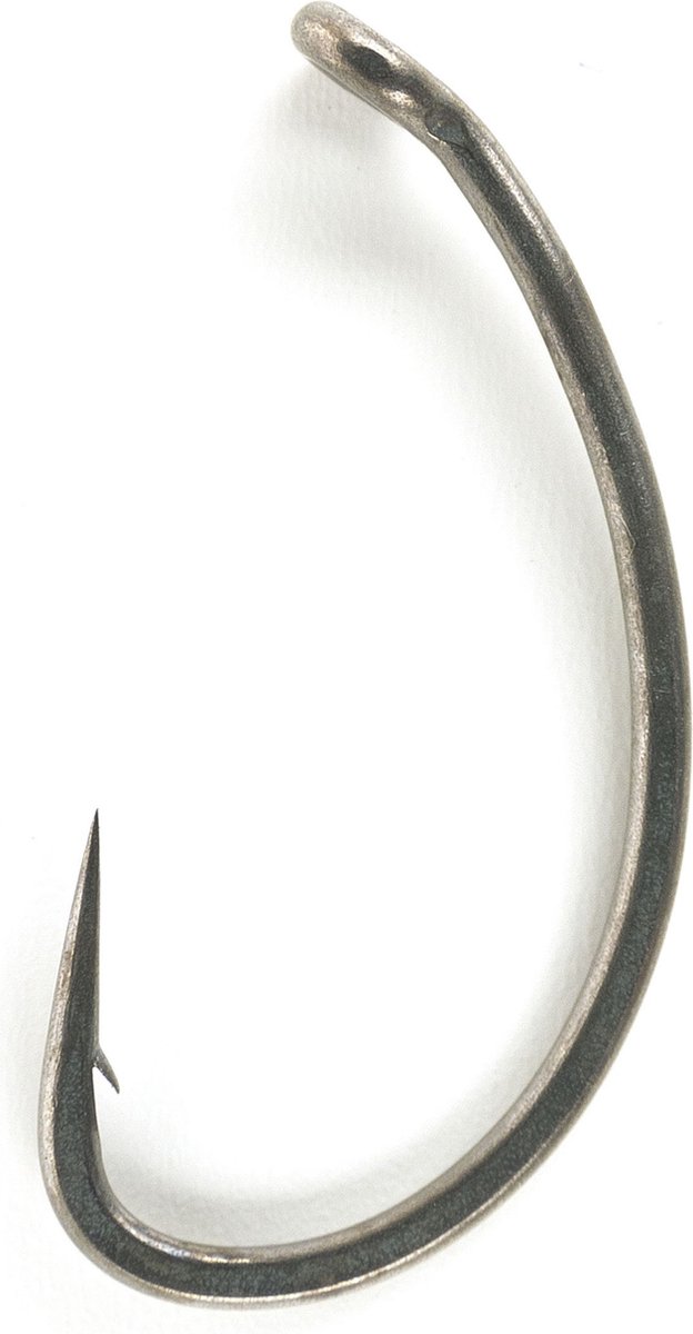 Fox - Edges Arma Point Curve Shank Medium | Haakmaat 6 | 10 Stuks - Mat Zwart