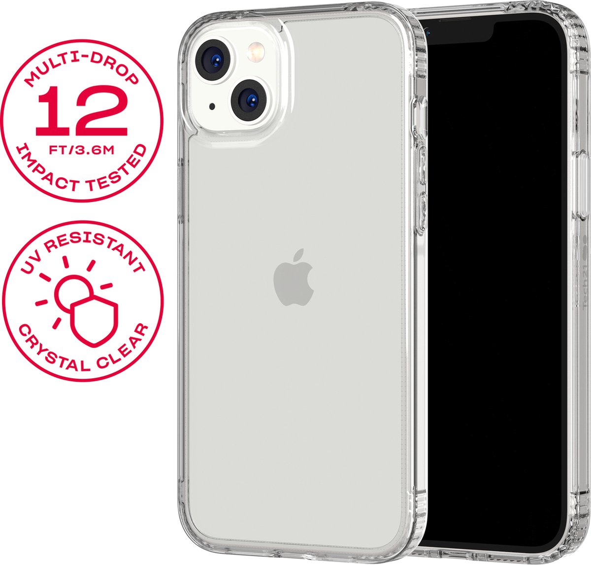 Tech21 Evo Clear hoesje voor iPhone 14 Plus | bol.com