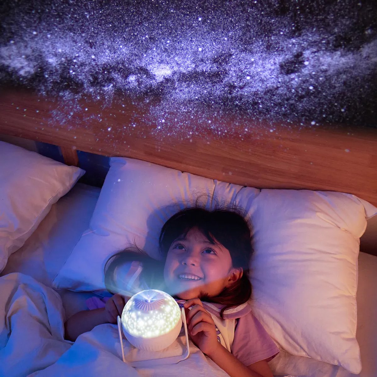 Projecteur de ciel étoilé pour enfants bébé, led night light planétarium  Galaxy lampe, voiture chambre Liv