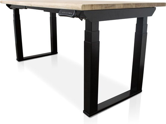 Haven | Computerbureau met legplank in effet walnoot Espresso Haven | Computerbureau met legplank in effet walnoot Espresso