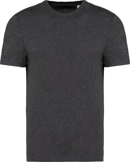 Unisex T-shirt 'Native Spirit' met ronde hals Volcano Grey Heather - XXS