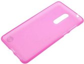 Nokia 8 Roze Siliconen Gel TPU / Back Cover / Hoesje