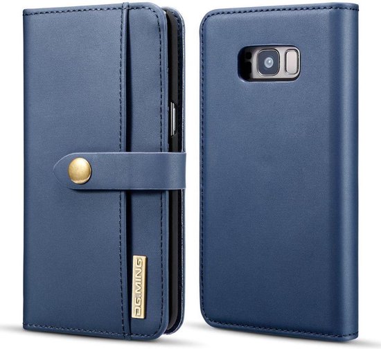 Kunstmatig stuiten op Altijd Samsung Galaxy S8 Plus 2-in-1 Bookcase en Back Cover Hoesje Blauw | bol.com
