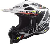 LS2 Helm Subverter EVO Stomp MX700 wit / zwart maat S