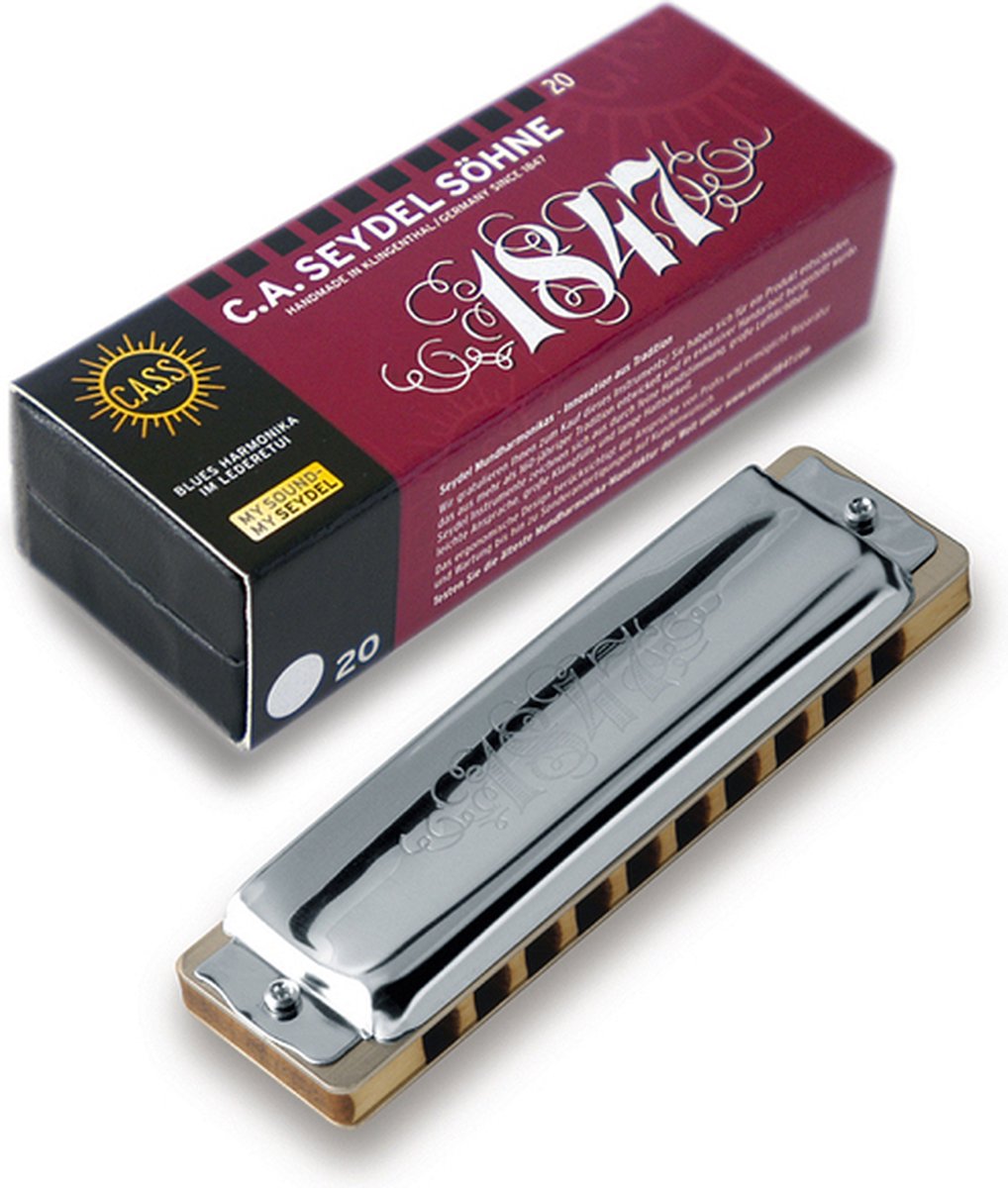 Seydel 1847 Blues Classic - Toonsoort G - bluesharp - A-kwaliteit - Topmodel