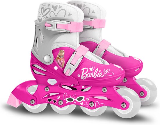 Barbie Rollers Hardboot Réglable Rose Taille 30-33