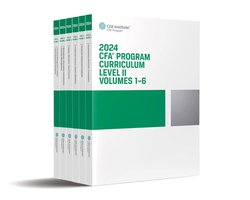 Omslag van 2024 CFA Program Curriculum Level II Box Set, Volumes 1 - 6